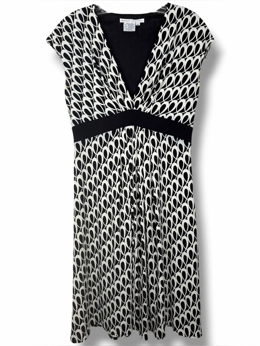 beaded plunge dress Amira Deep V Fitted High Slit Gown Silver/Nude / 10 / Zipper Back neck plunge W34/32